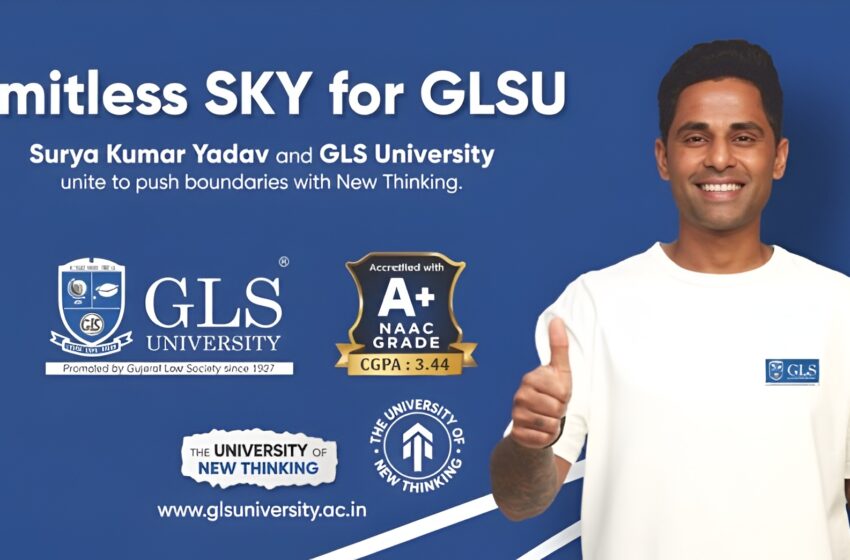  GLS University signs Surya Kumar Yadav as ambassador