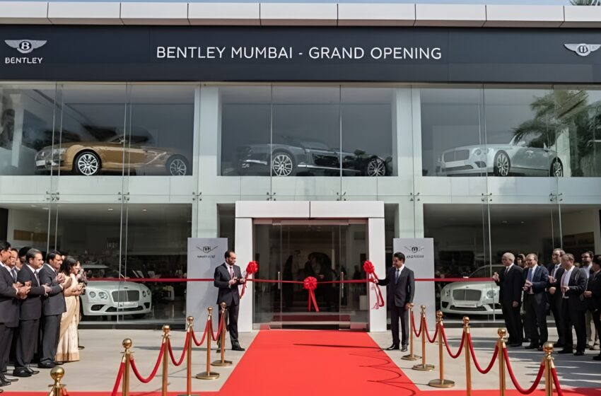  Bentley Opens First Official Showroom in India, Choosing Mumbai’s Nariman Point