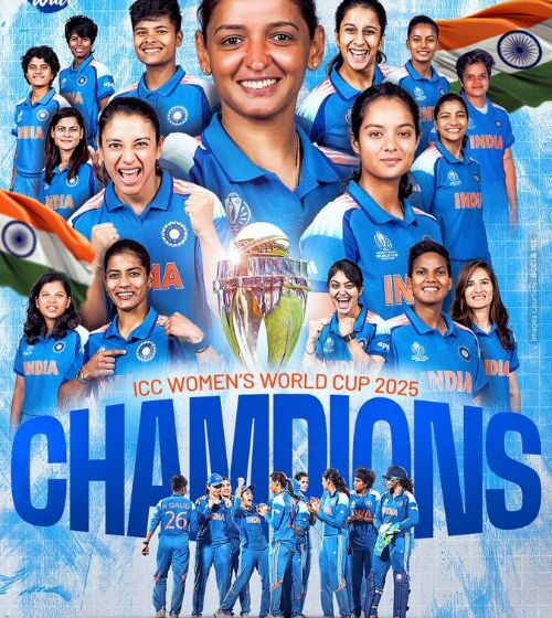  Congratulations to the New World Champions: India Wins the Women’s World Cup 2025