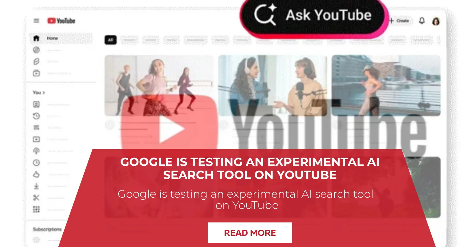 Google is testing an experimental AI search tool on YouTube
