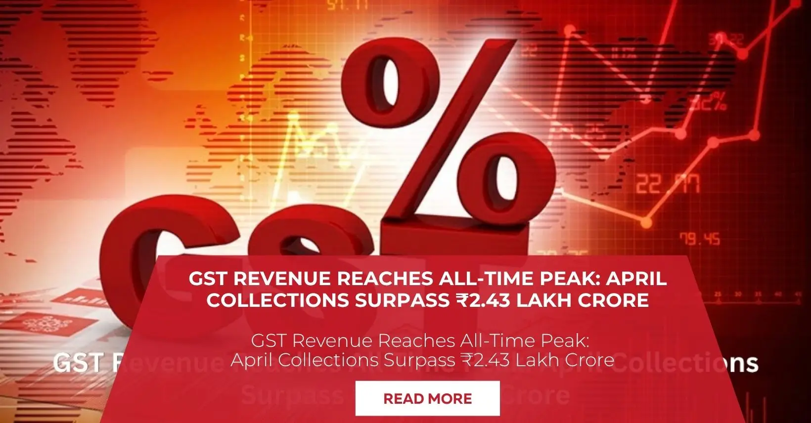 GST Revenue Reaches All-Time Peak: April Collections Surpass ₹2.43 Lakh Crore