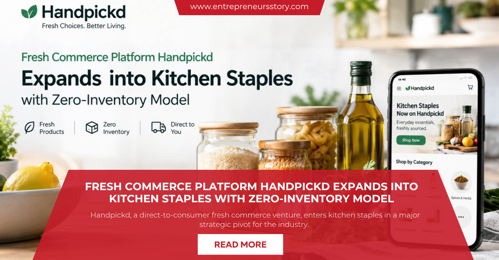 Handpickd Expands into Kitchen Staples